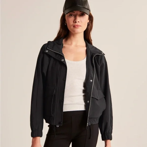 nwot Abercrombie & fitch white traveler jacket - Picture 2 of 4